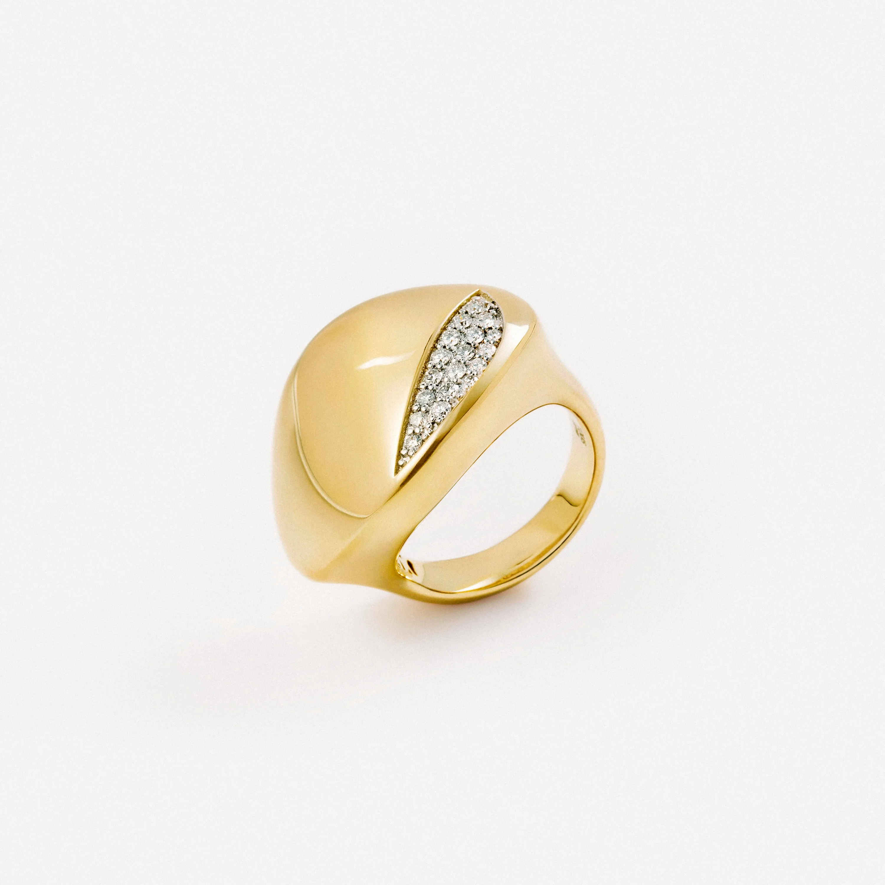 18K solid gold Ring with diamond detail TOUS ATELIER - 1