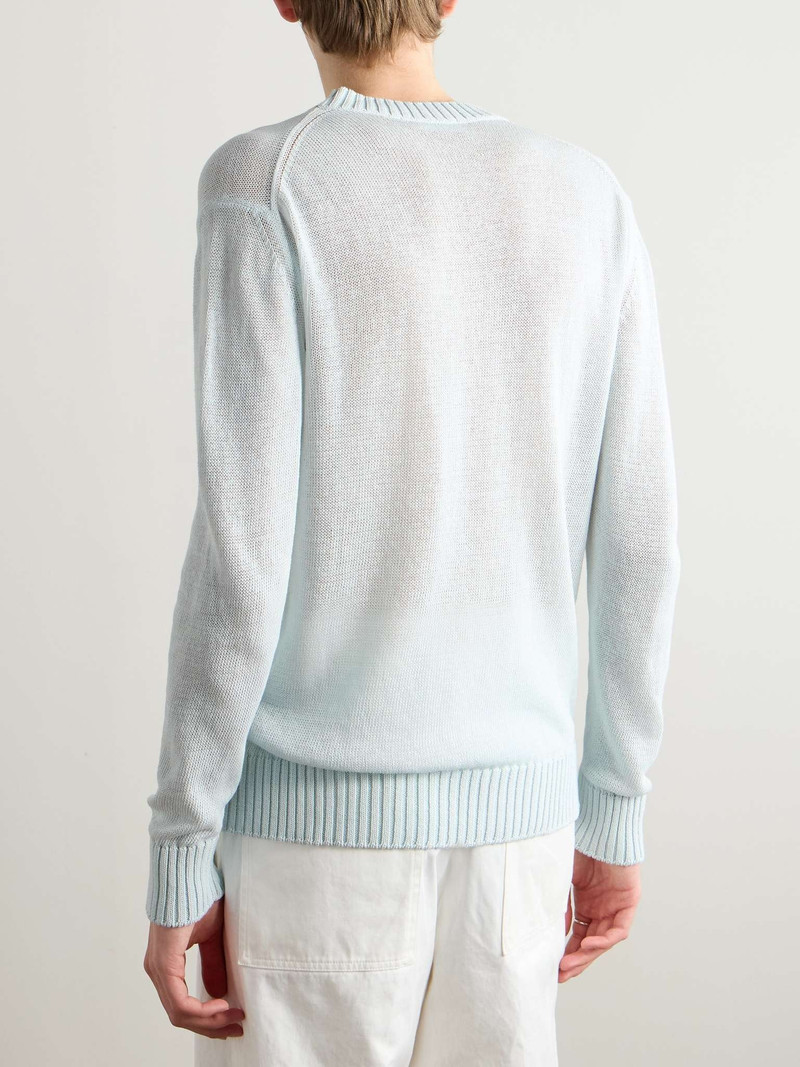 Logo-Embroidered Cotton Sweater 3