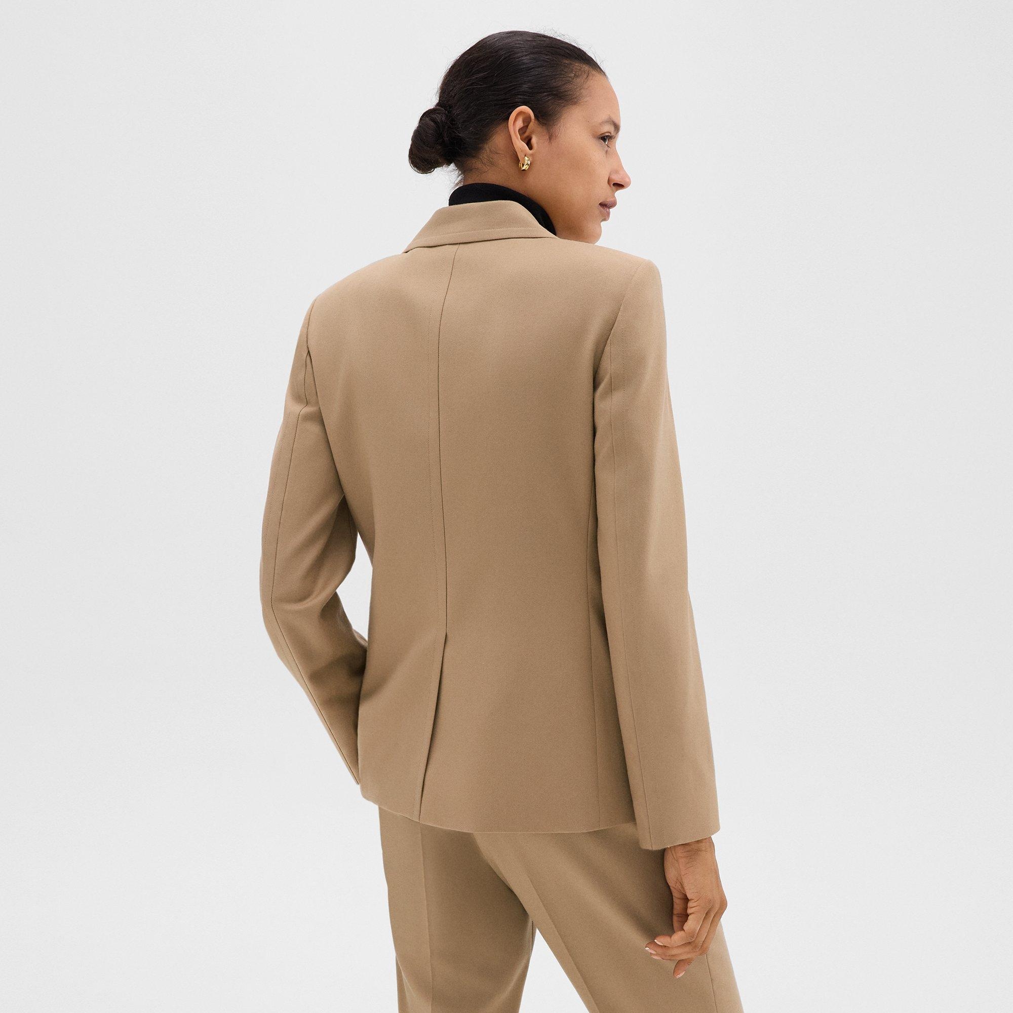 Tailored Blazer in Sleek Flannel - 4