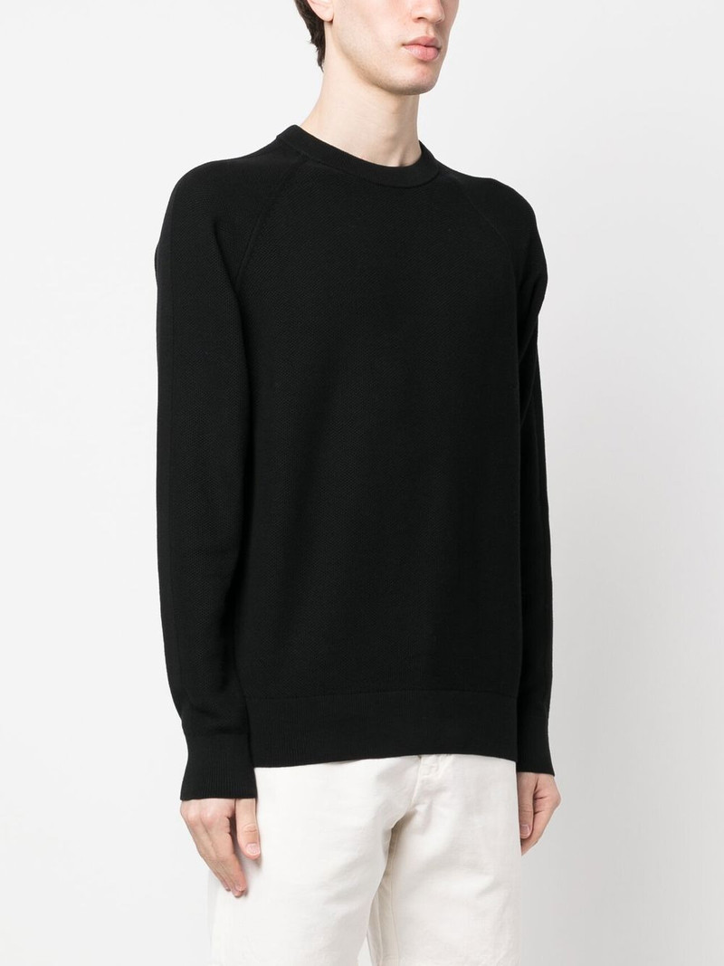 bird's eye crew-neck jumper 3