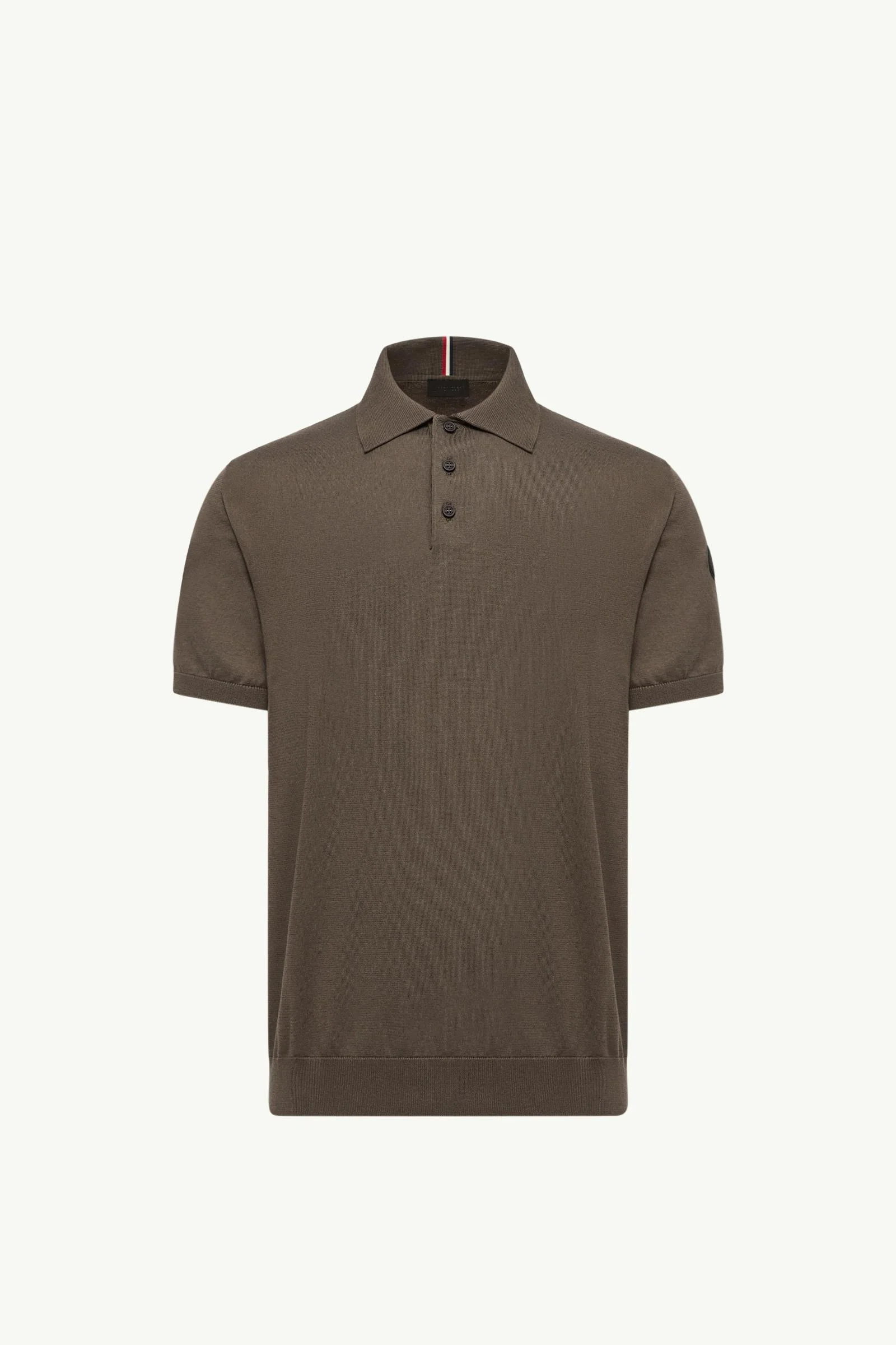 Logo Cotton Knit Polo - 1