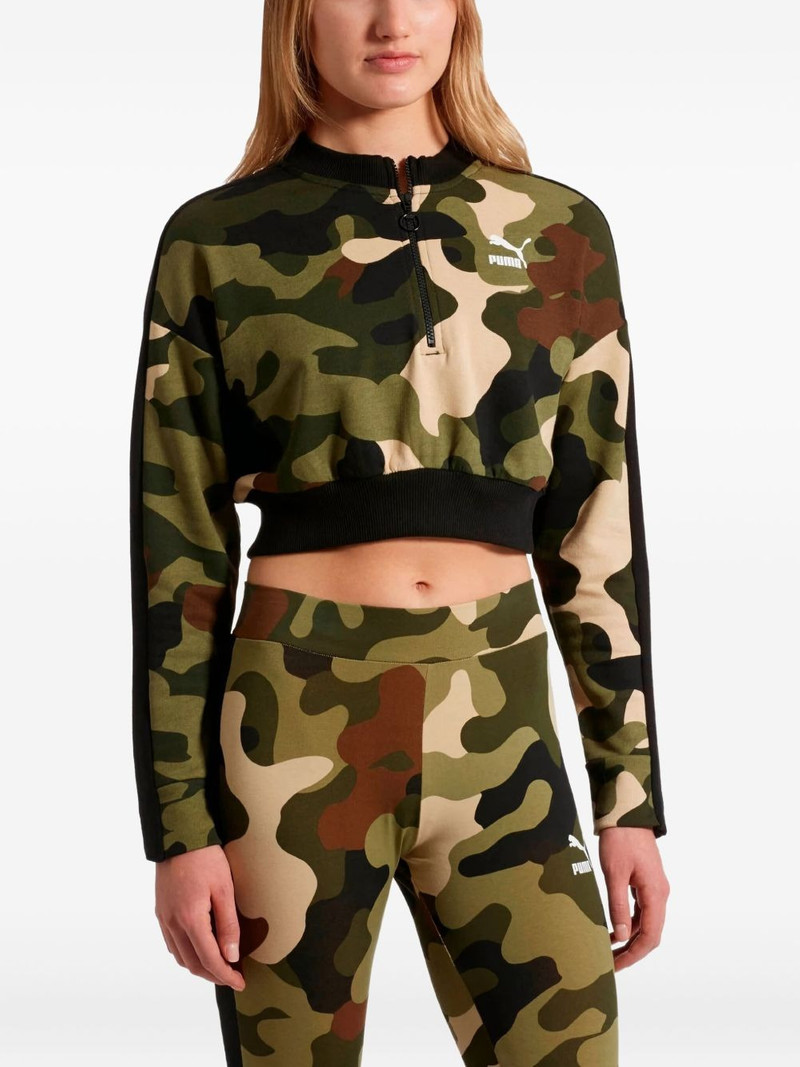 camouflage zip sweater 1