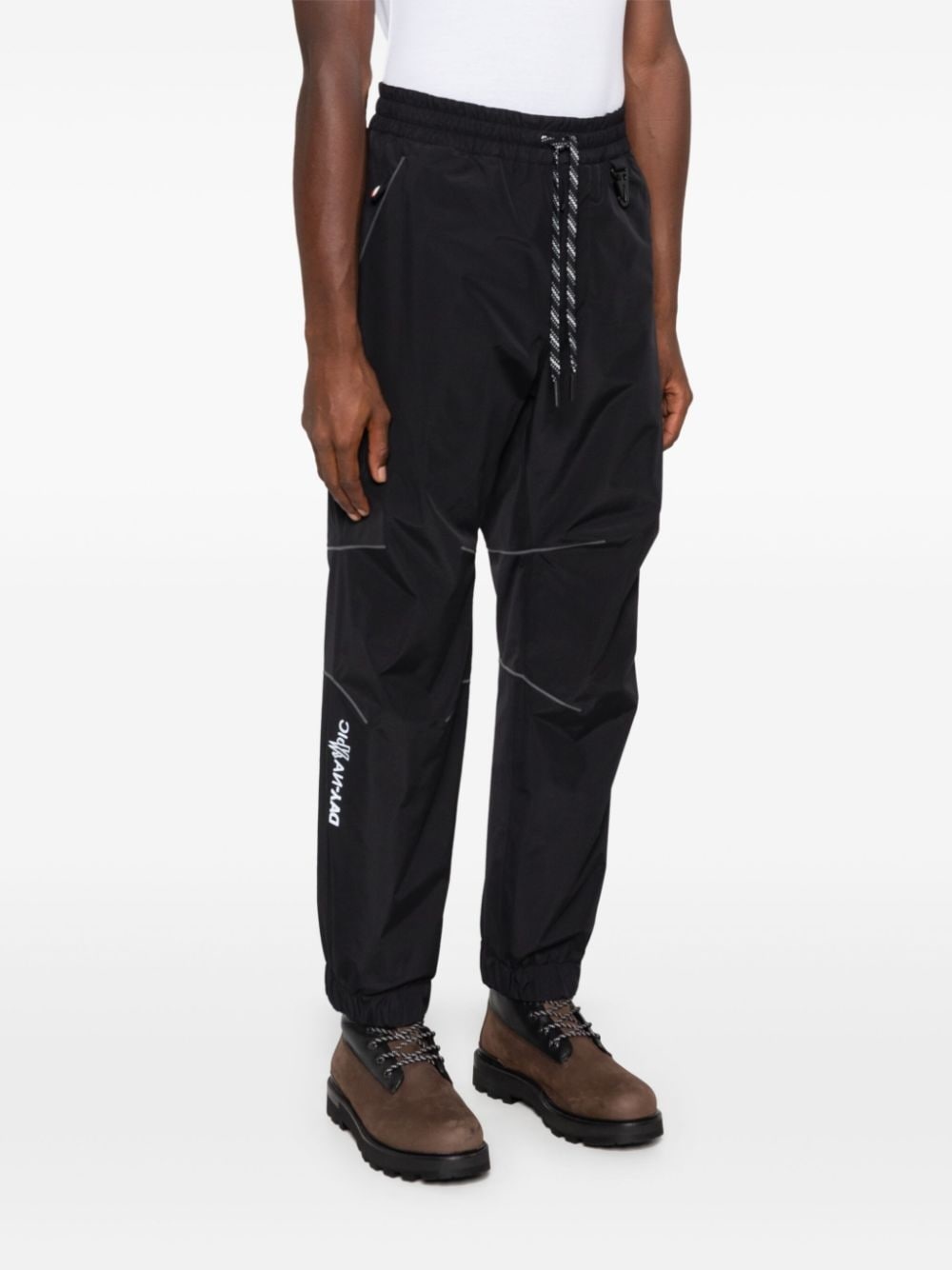 logo-embossed ski trousers - 3