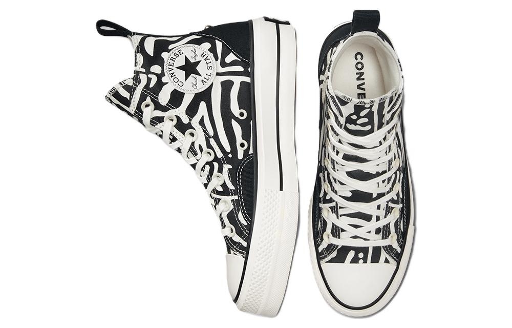 (WMNS) Converse Chuck Taylor All Star Lift Platform High 'Animal Mix' A03713C - 4