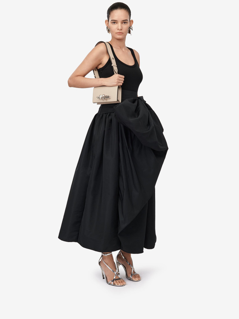 Women's The Biker Mini Jewelled Satchel in Camel 7