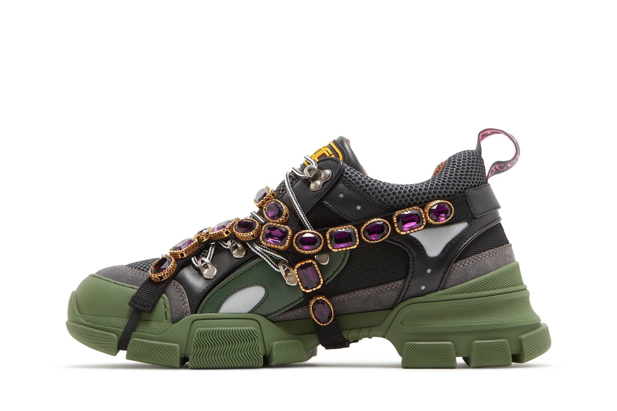 Gucci Flashtrek 'Green Crystals' - 3