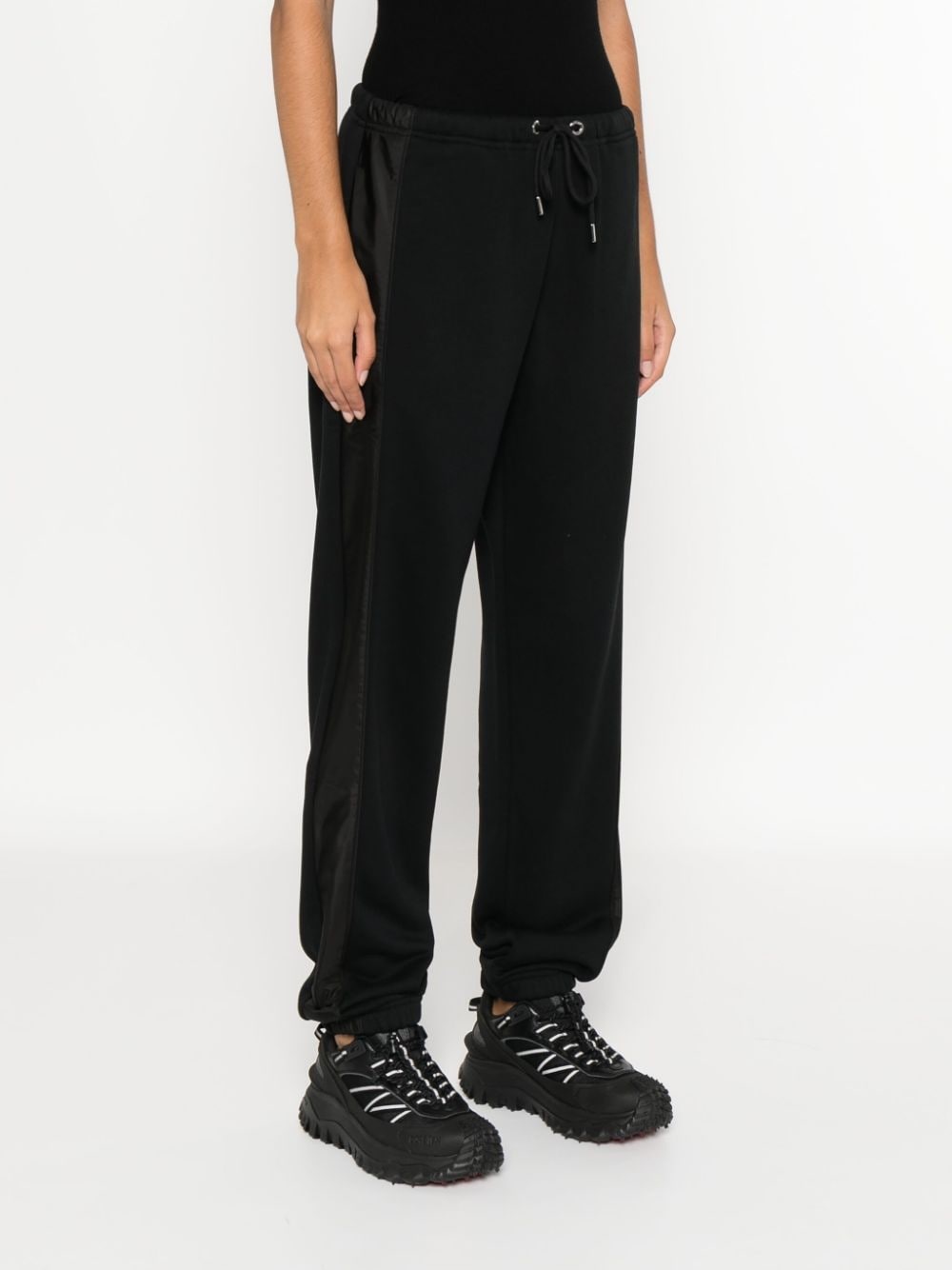 panelled cotton-blend track pants - 3