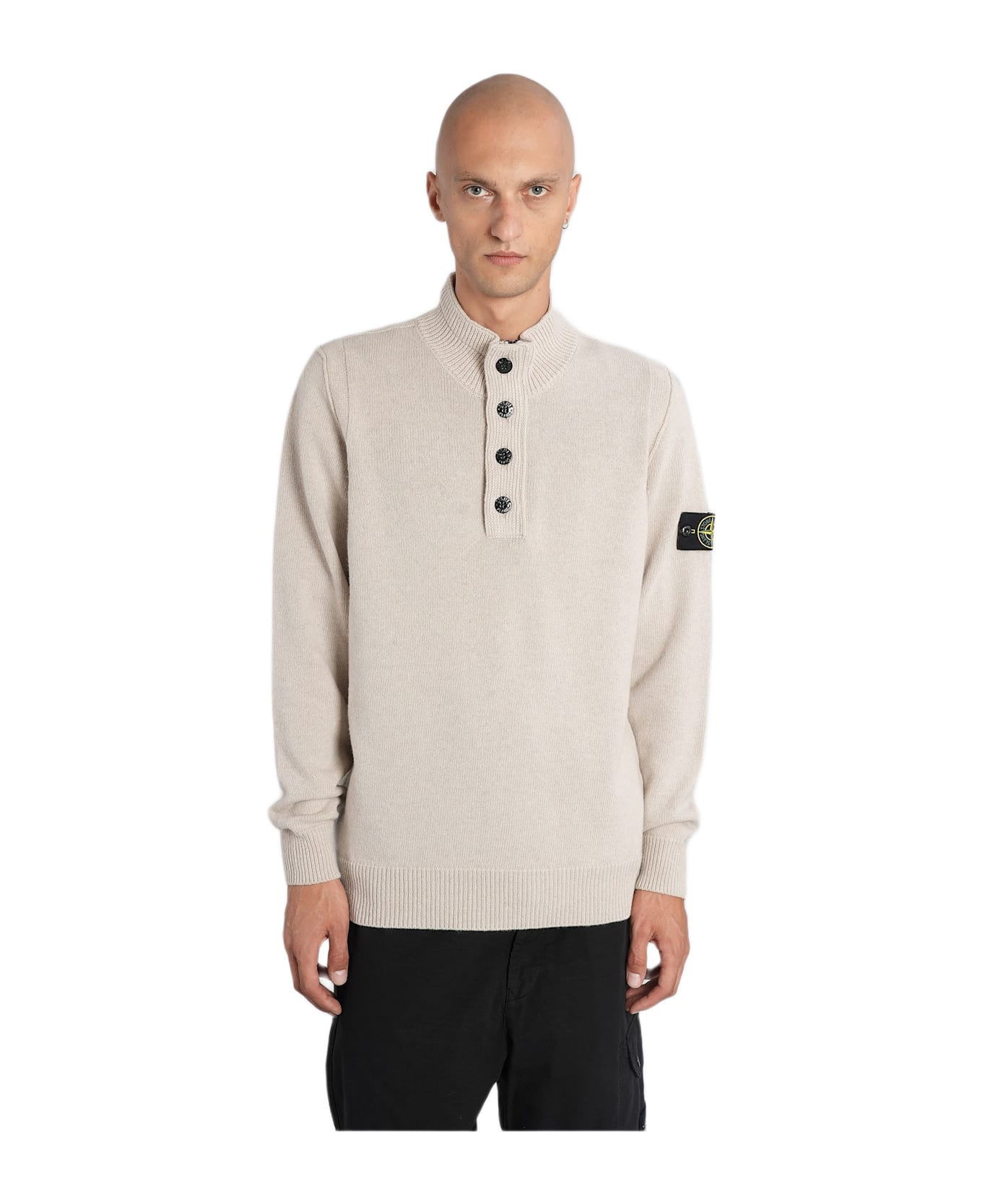 Knitwear In Beige Wool - 1