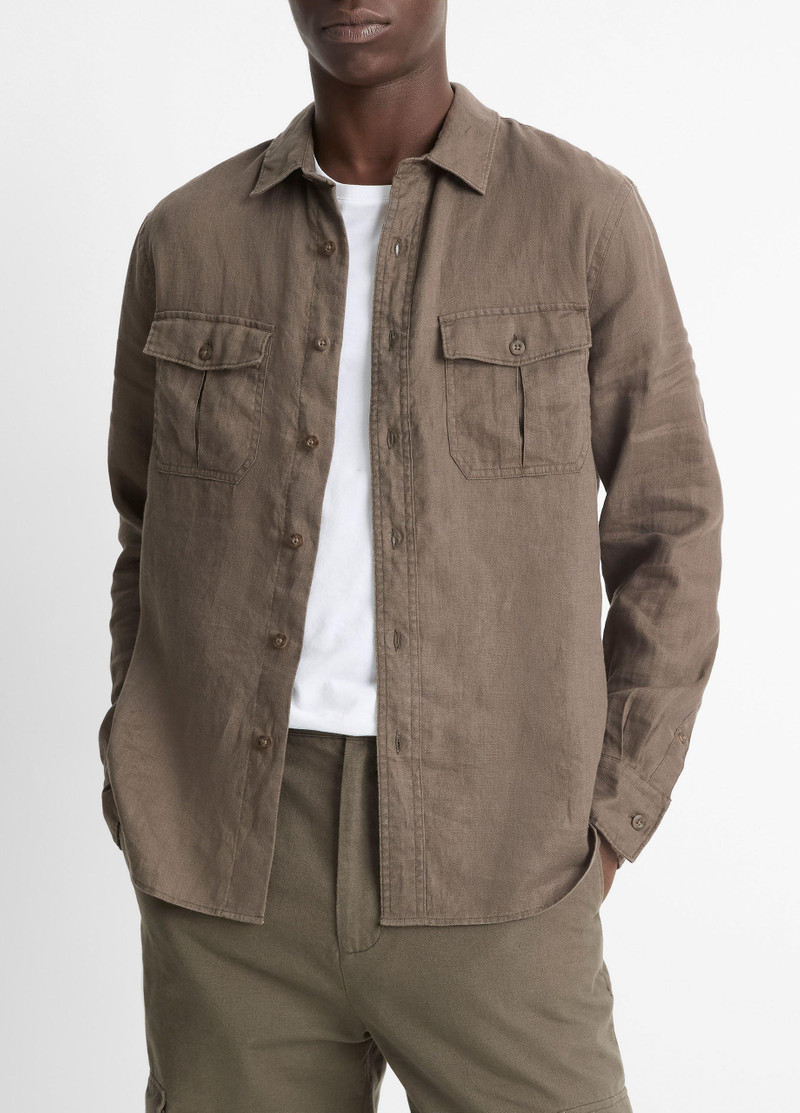 Linen Utility Shirt 1