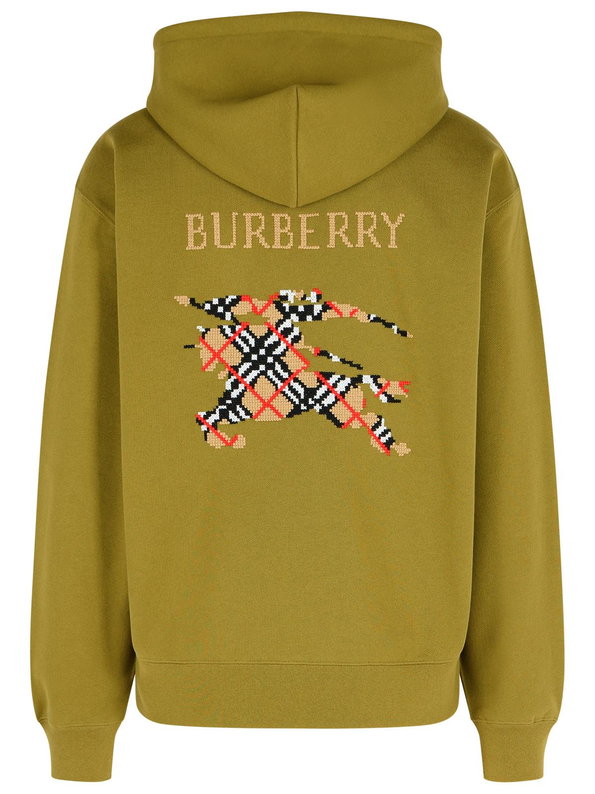 Burberry 'Rory Ck' Green Cotton Sweatshirt Men - 3