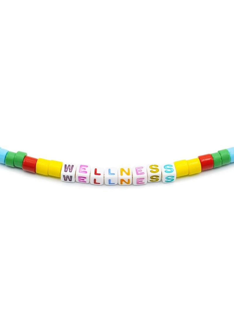 Sporty & Rich Wellness bead-embellished bracelet outlook