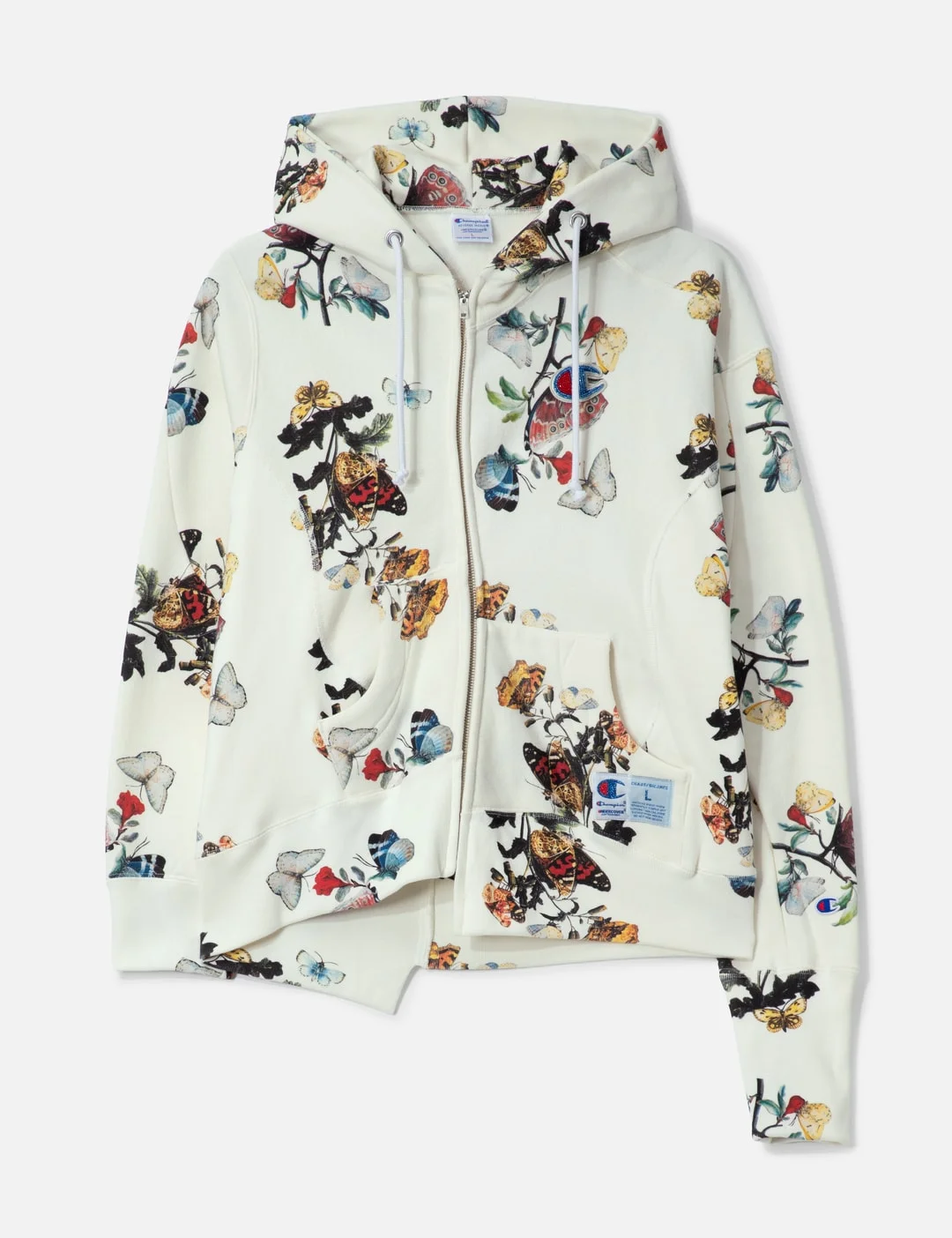 UNDERCOVER X CHAMPION UC2E1802-2 CURVED ZIP-UP HOODIE - 1