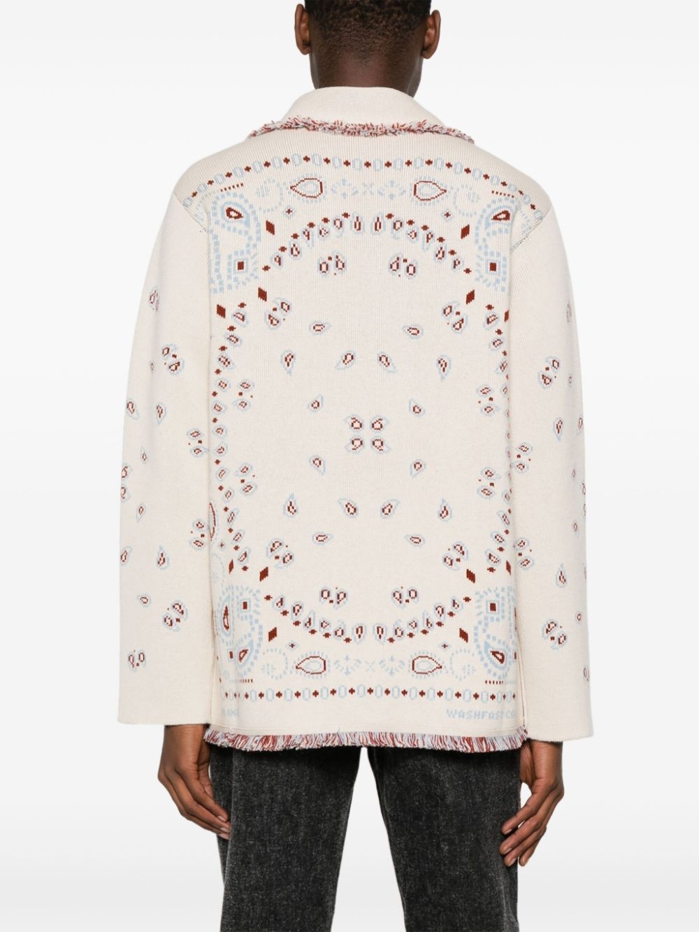 Bandana Jacquard cardigan - 4