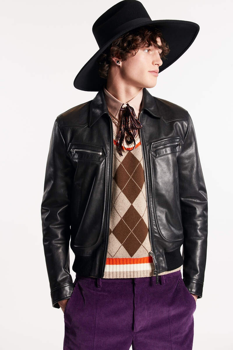 VINTAGE LEATHER JACKET 1