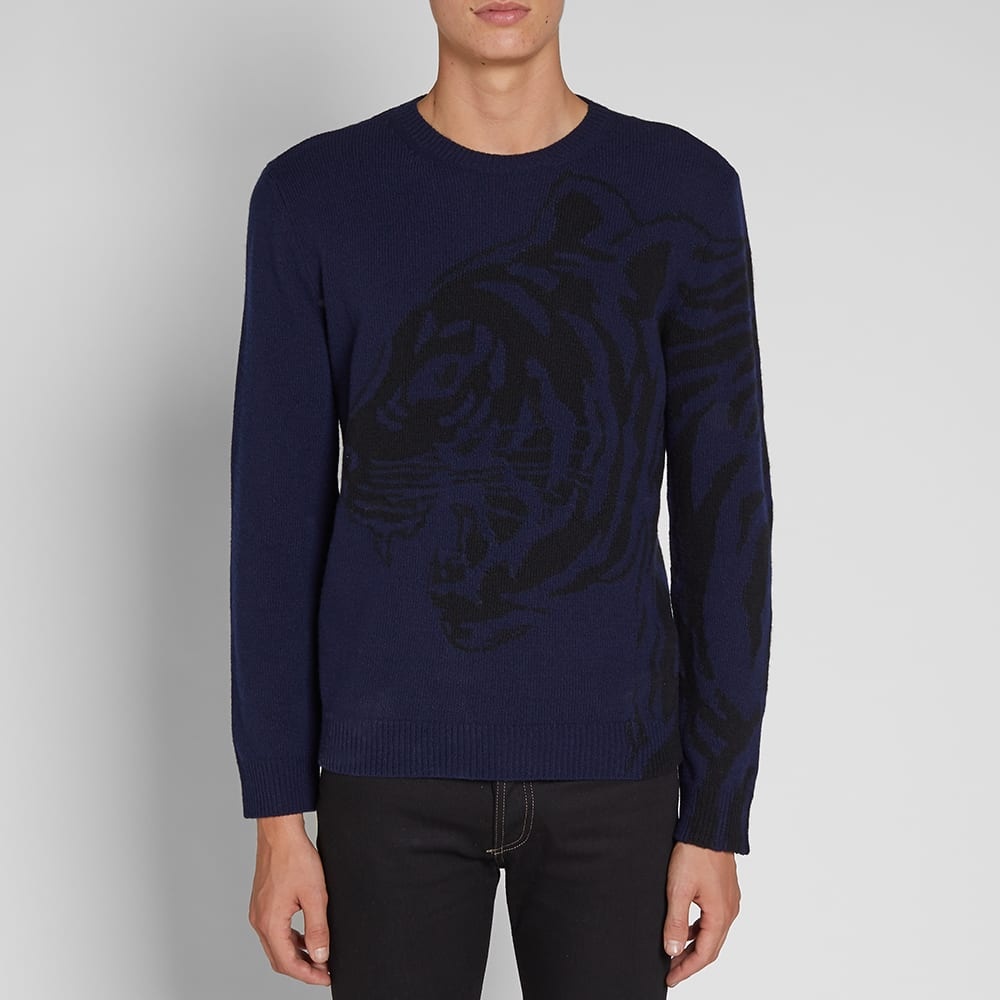 Valentino Tiger Intarsia Wool Knit - 4