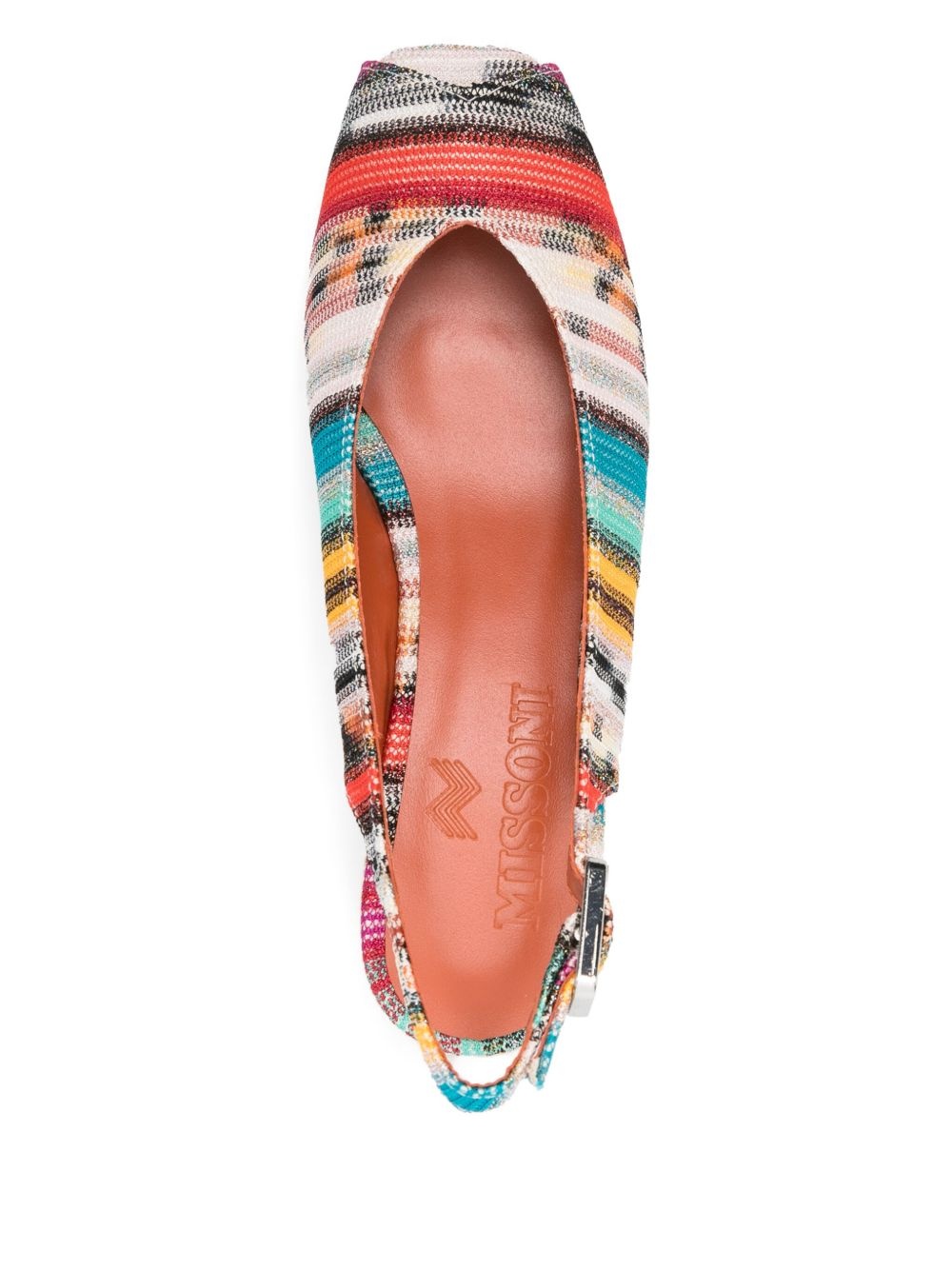 45mm striped espadrilles - 4