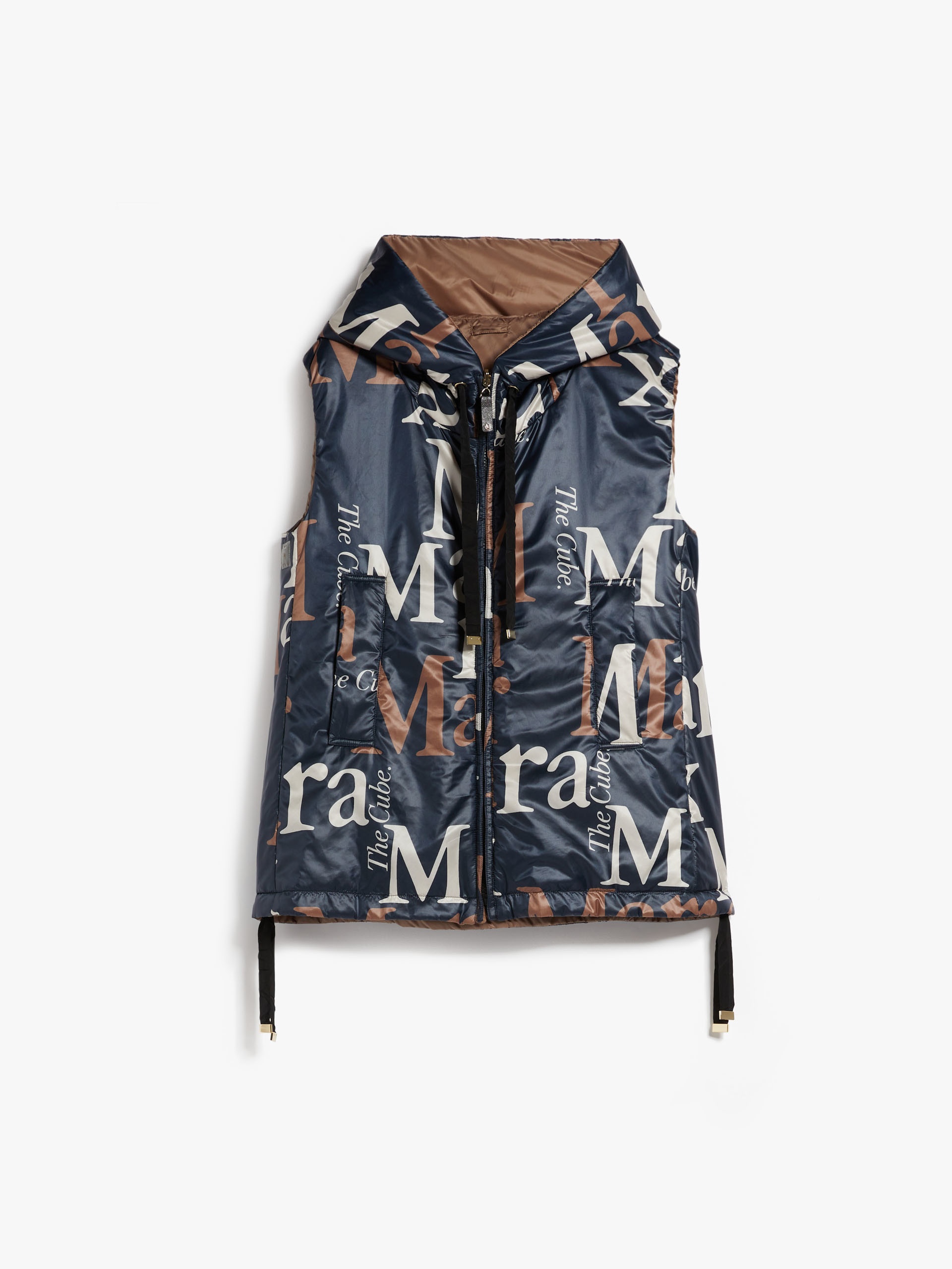 LOGOS Reversible gilet in water-resistant printed canvas - 1