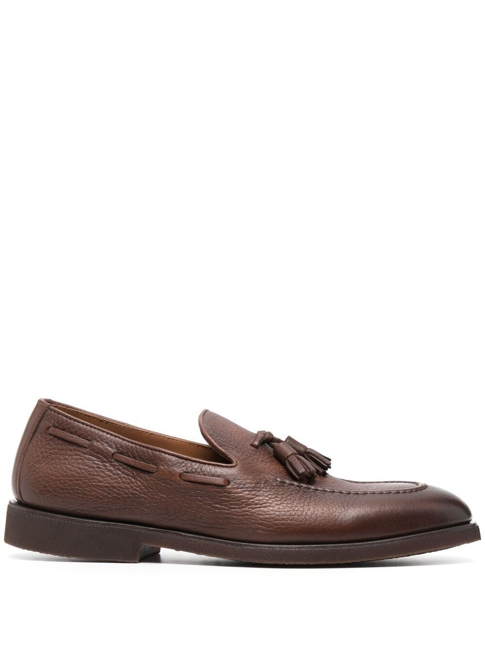 tassel leather loafers - 1