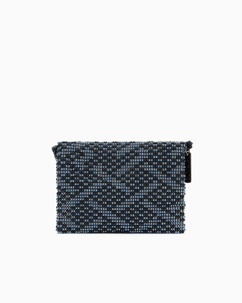 BEADED CROSS BODY BAG WITH LEATHER DETAILS 3