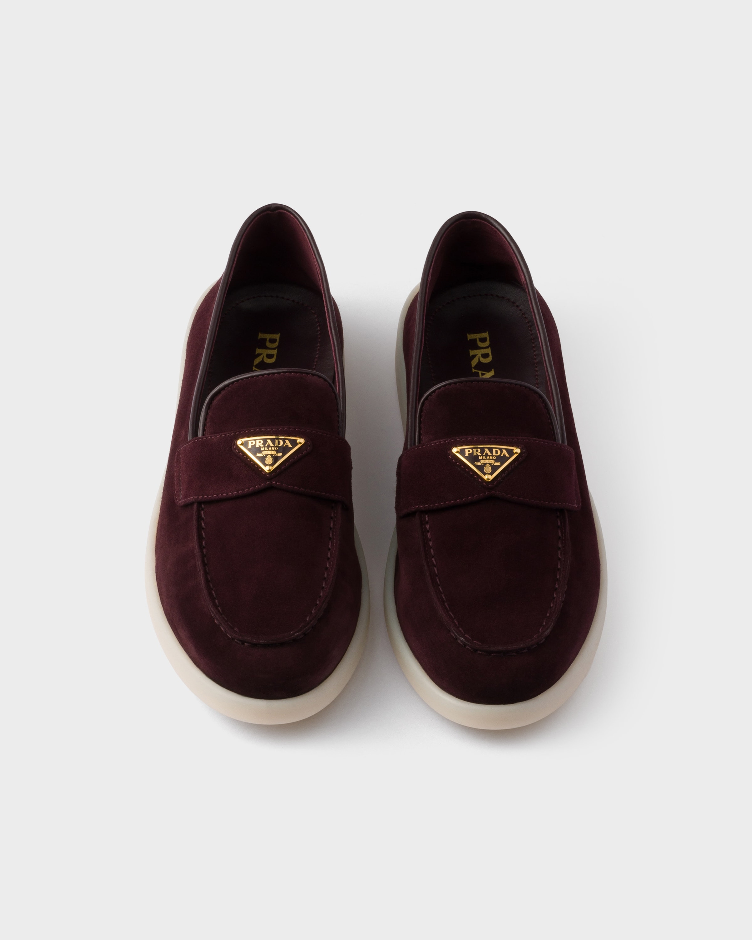 Suede leather loafers - 3