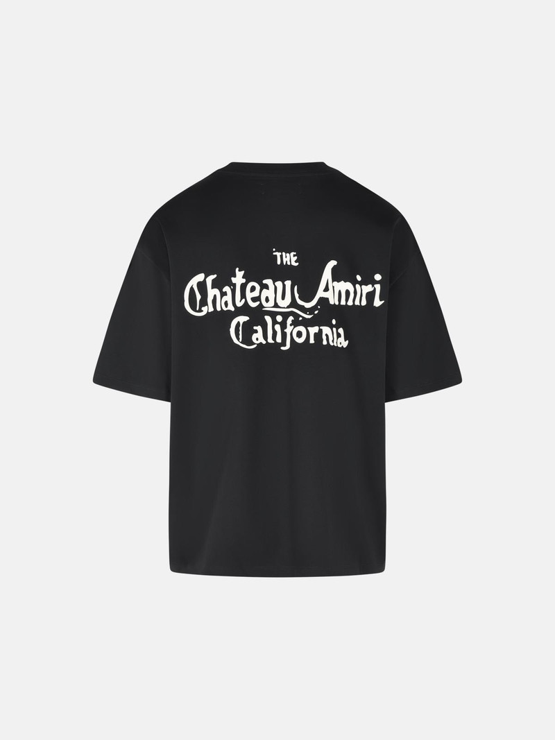 AMIRI BLACK COTTON T-SHIRT outlook