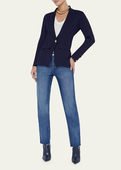 L'AGENCE Chamberlain Knit Blazer outlook