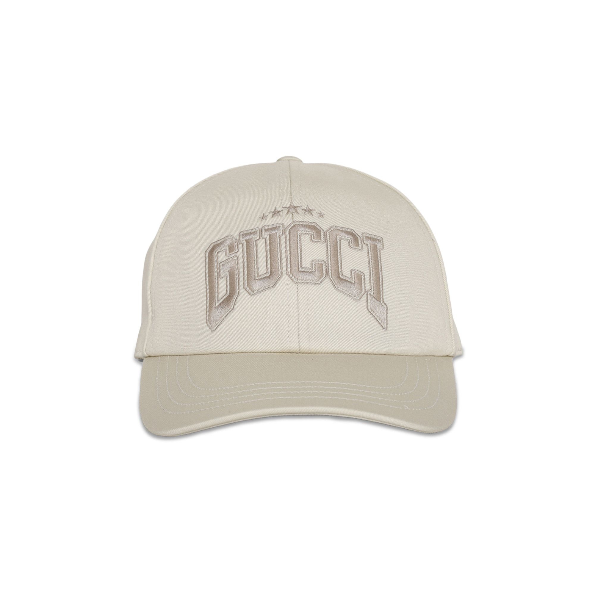 Gucci Embroidered Baseball Hat 'Sand' - 1