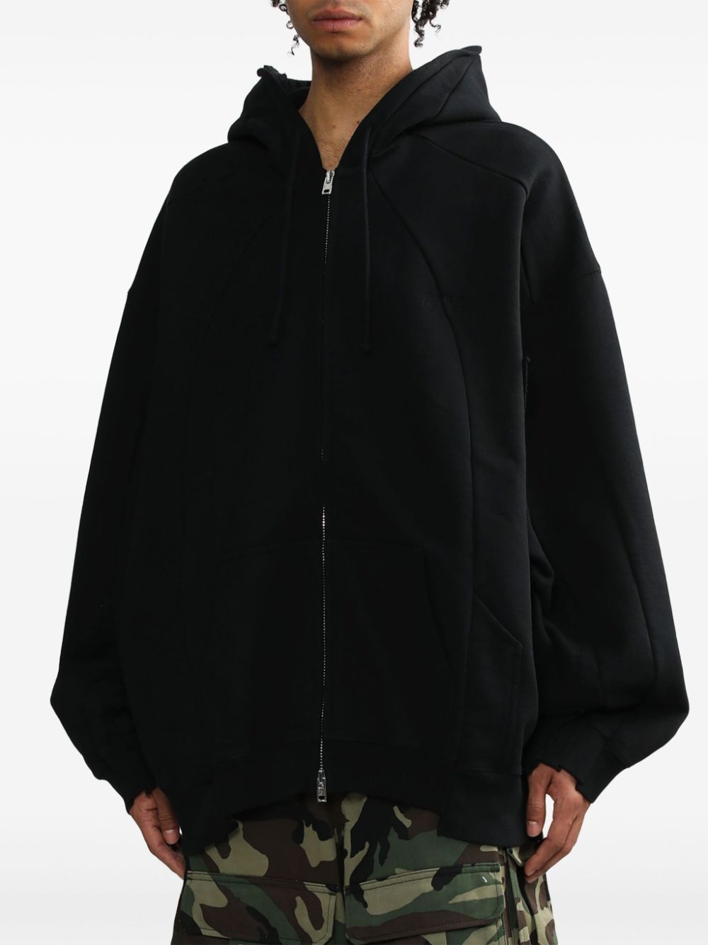 zip-up hoodie - 3