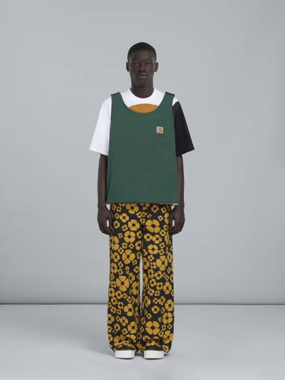 Marni MARNI X CARHARTT WIP - T-SHIRT WITH GREEN VEST outlook