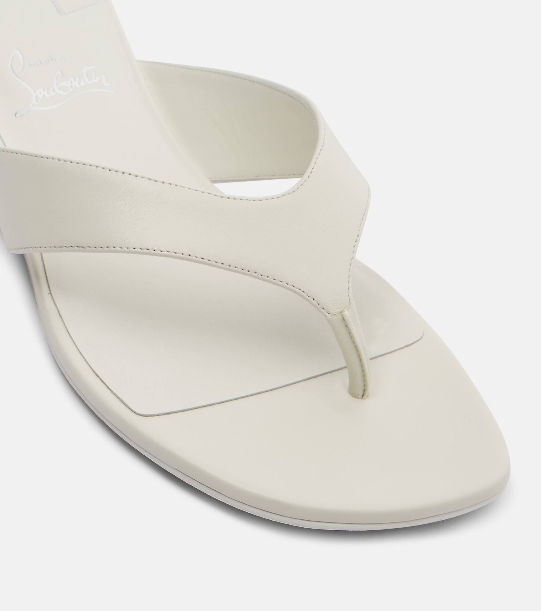 Sweet Janetonga leather thong sandals - 5