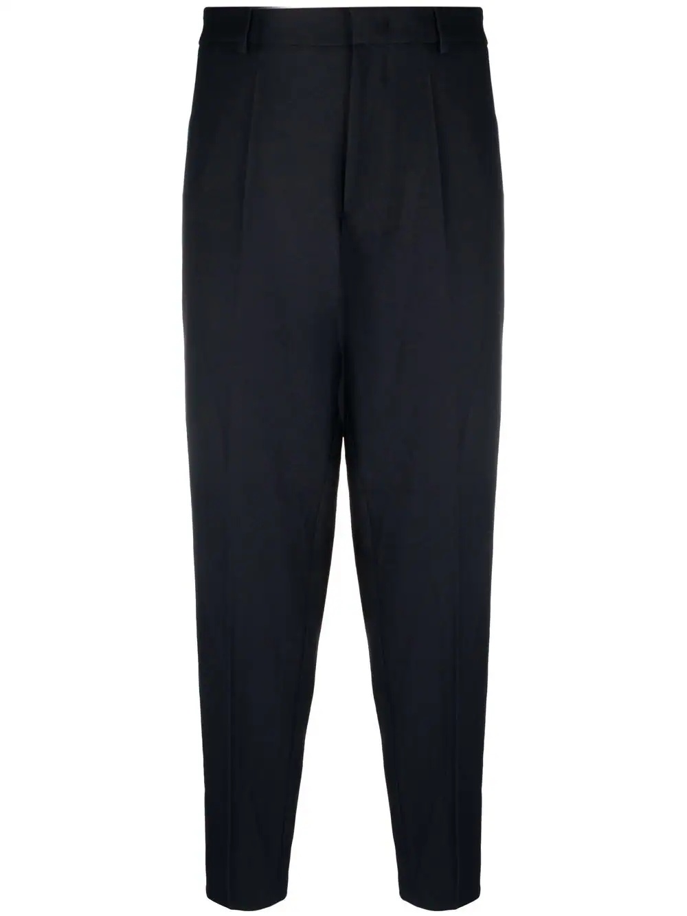 high-waisted tapered trousers - 1