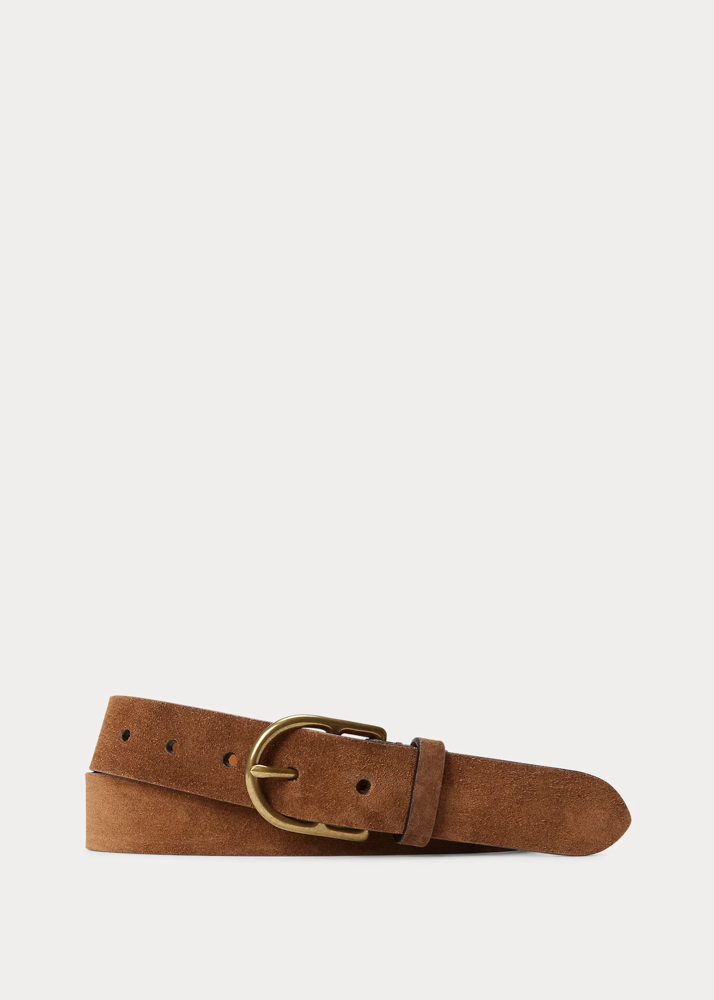 Calf-Suede Dress Belt - 1