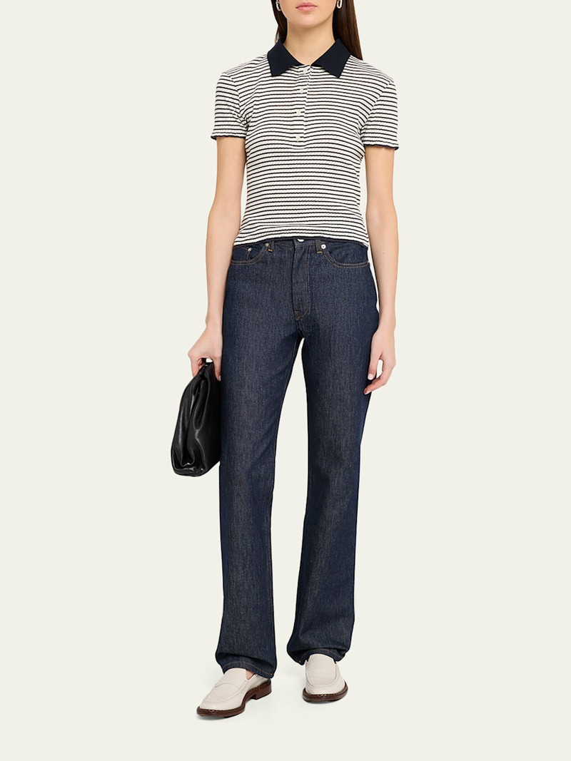 FRAME The Pointelle Polo outlook