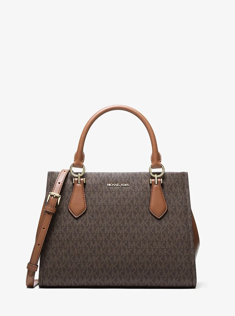 Marilyn Medium Signature Logo Convertible Satchel - 1