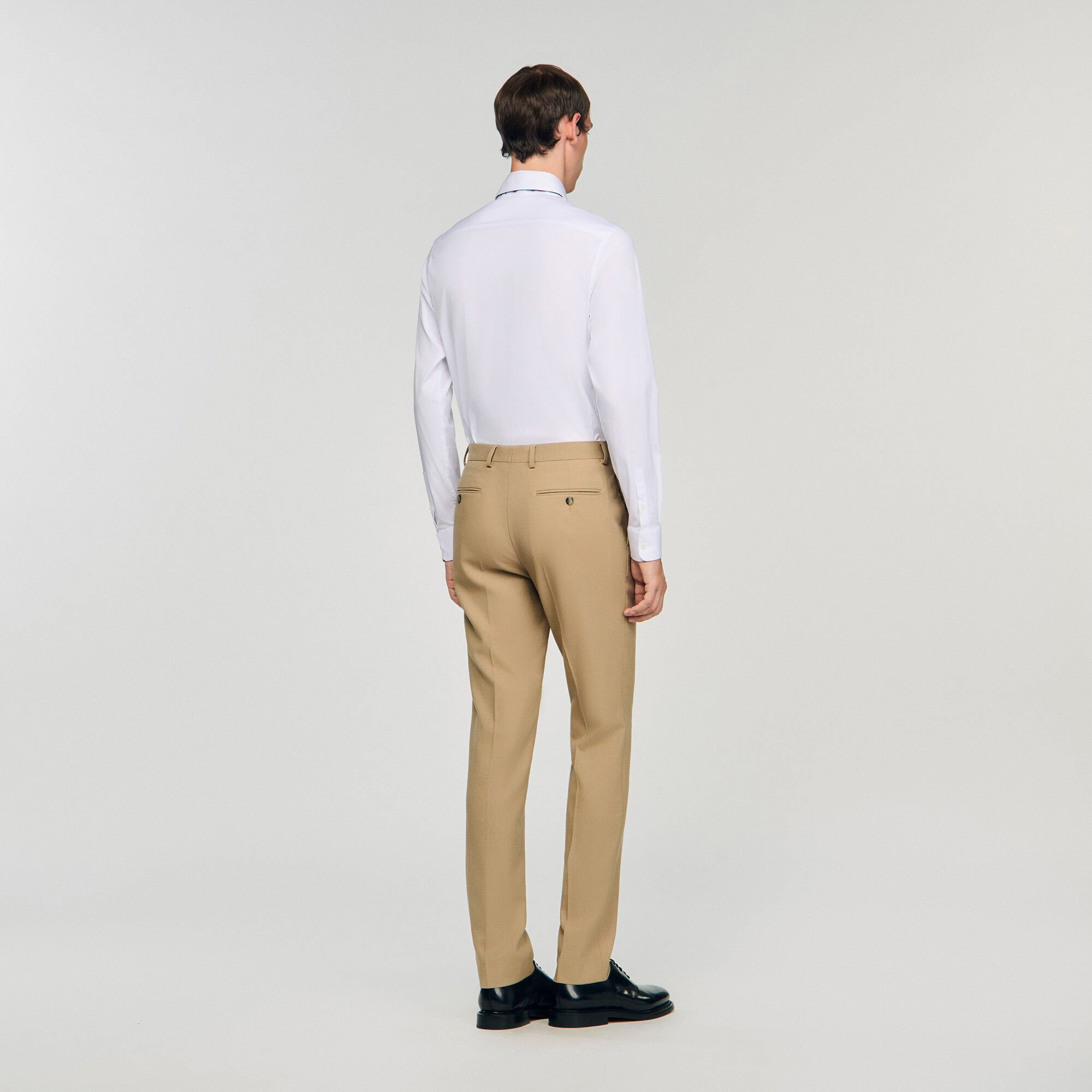WOOL SUIT TROUSERS - 6