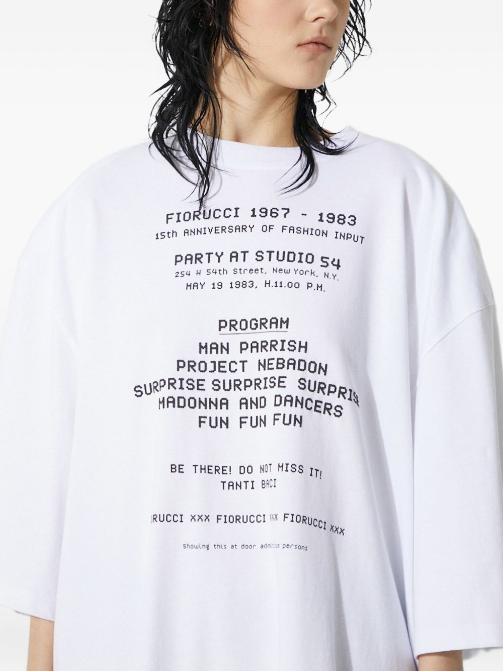 text-print T-shirt - 5
