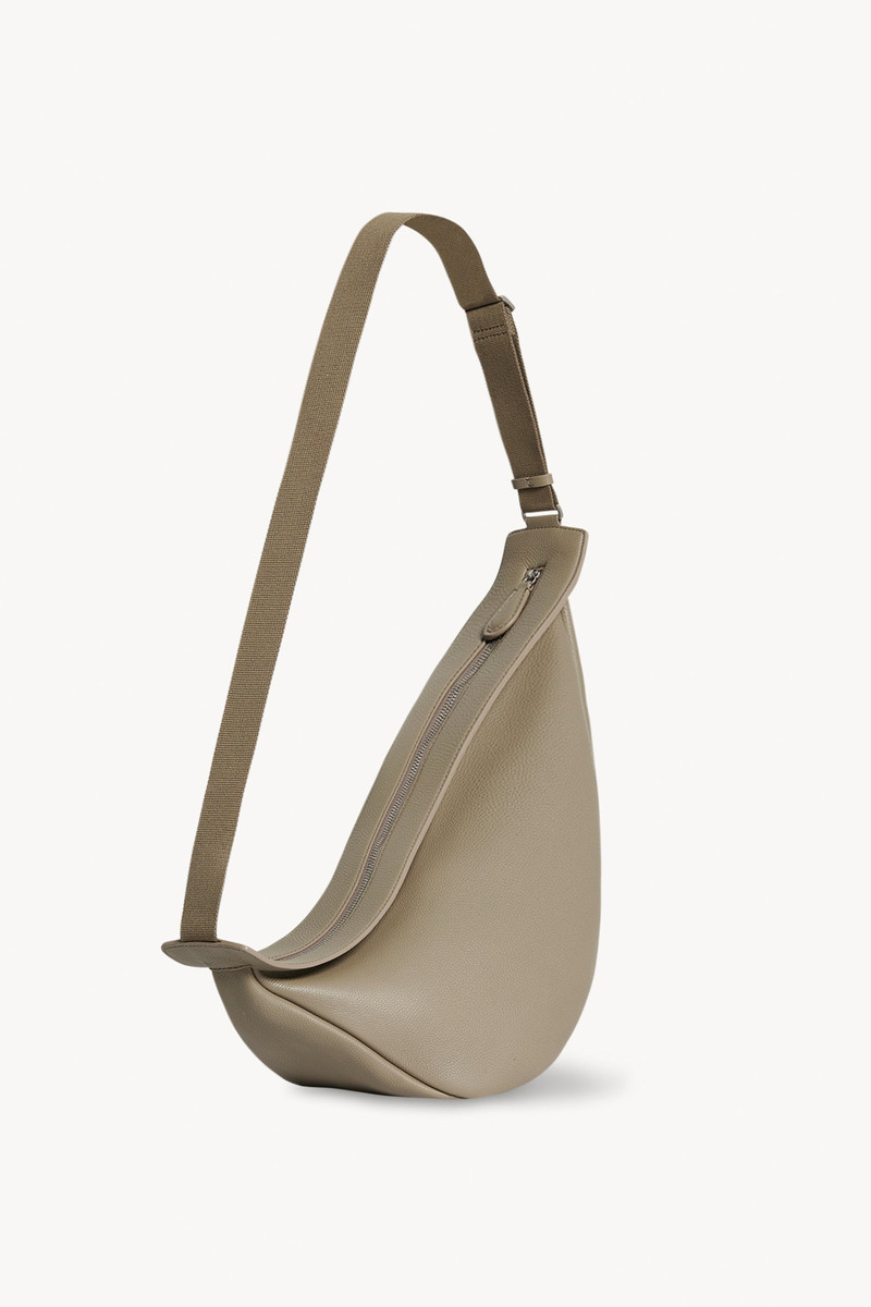 The Row Large Slouchy Banana Bag in Leather outlook