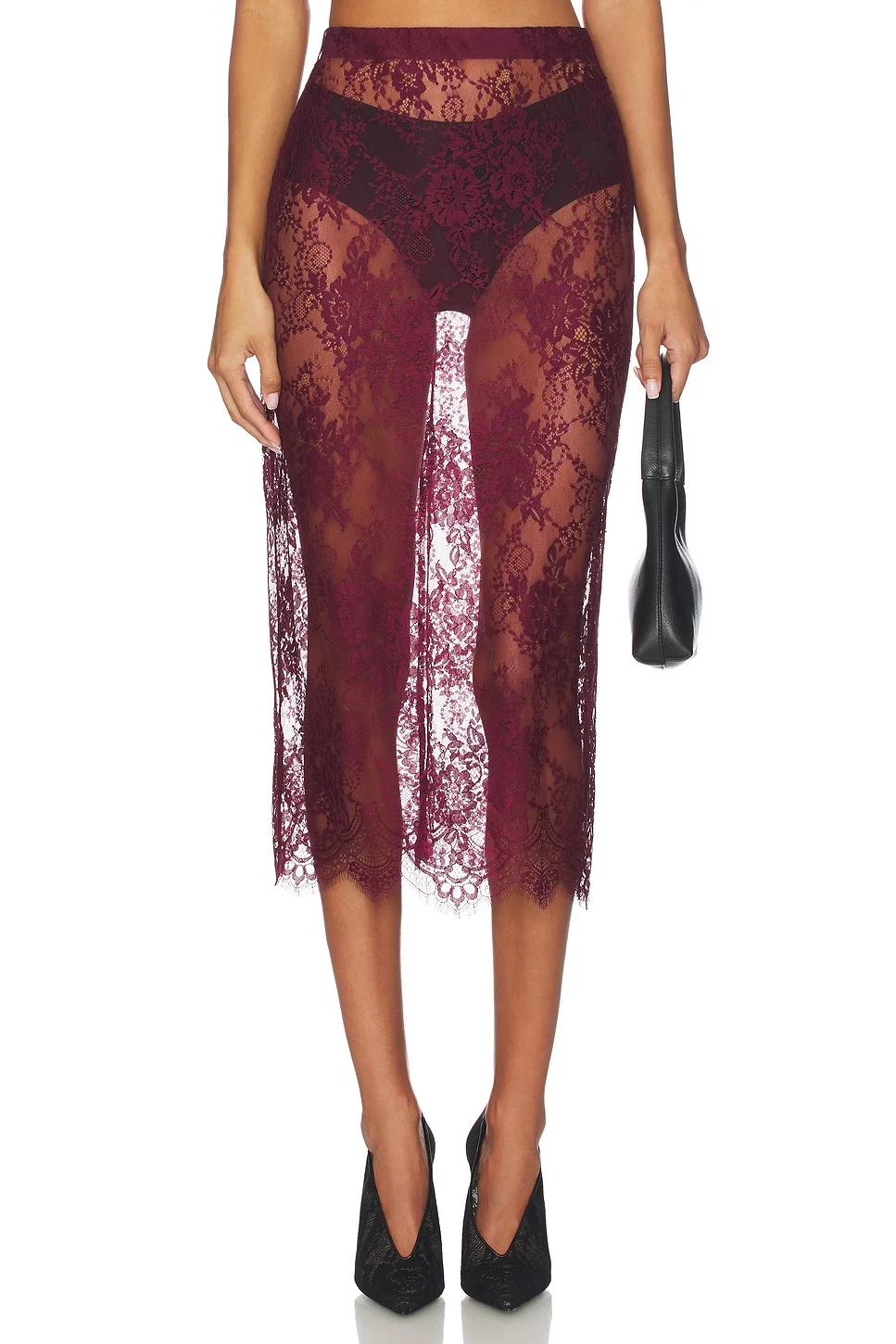 Makena Lace Pencil Skirt - 1