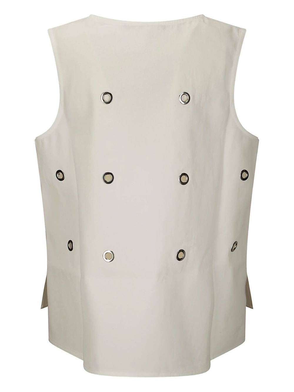 eyelet-detailing top - 2