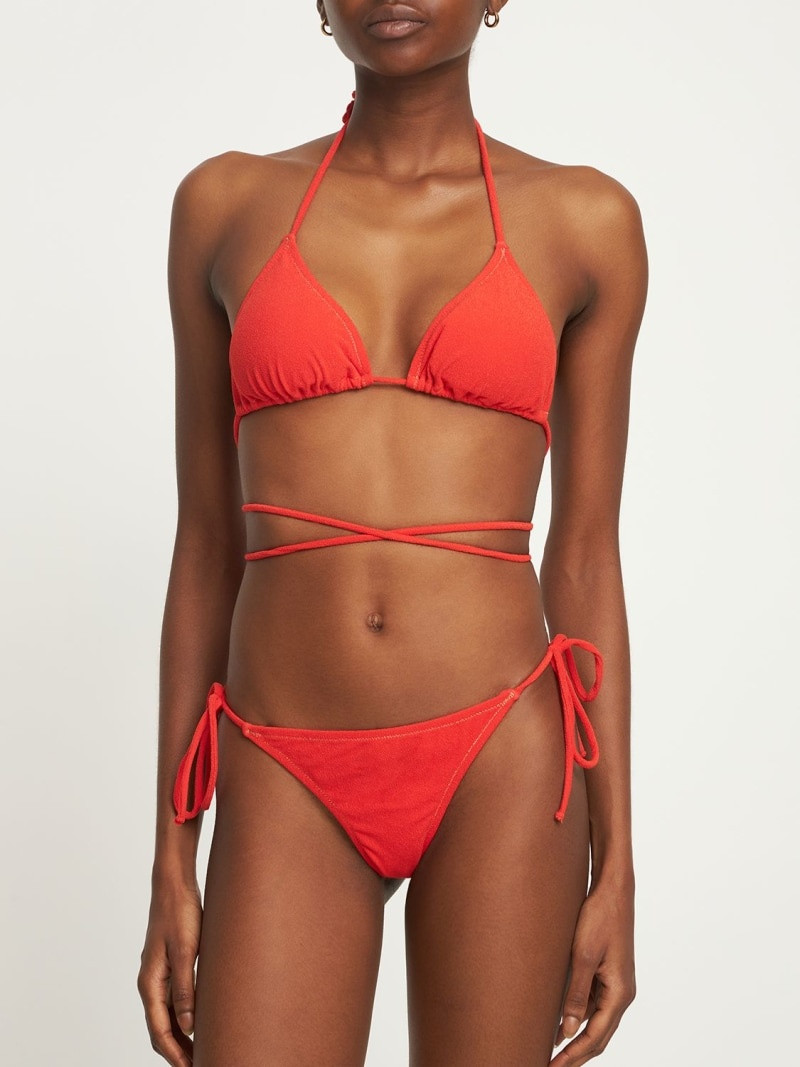 Reina Olga Miami terry triangle bikini outlook