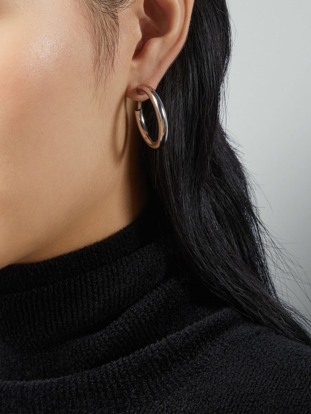 Gucci Geometric Single Hoop Earring - 2
