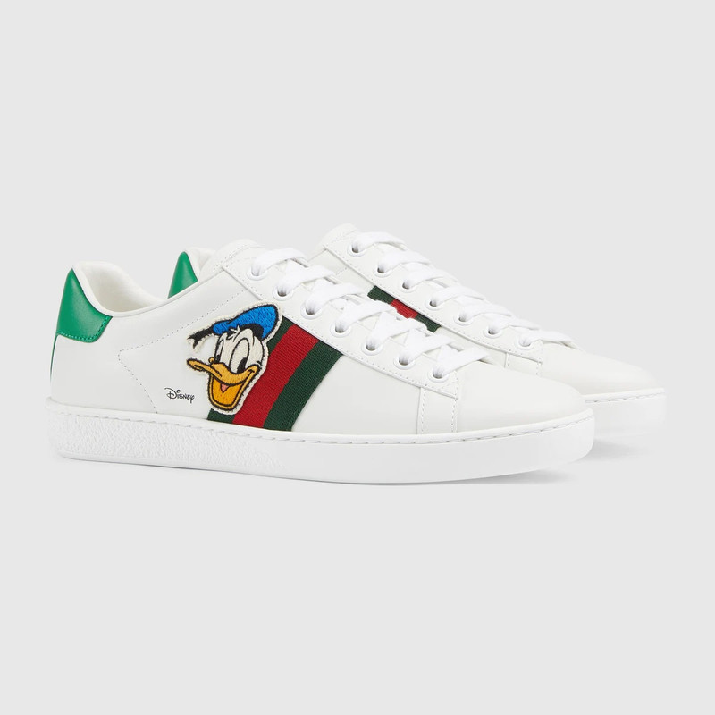 GUCCI Women's Disney x Gucci Donald Duck Ace sneaker outlook