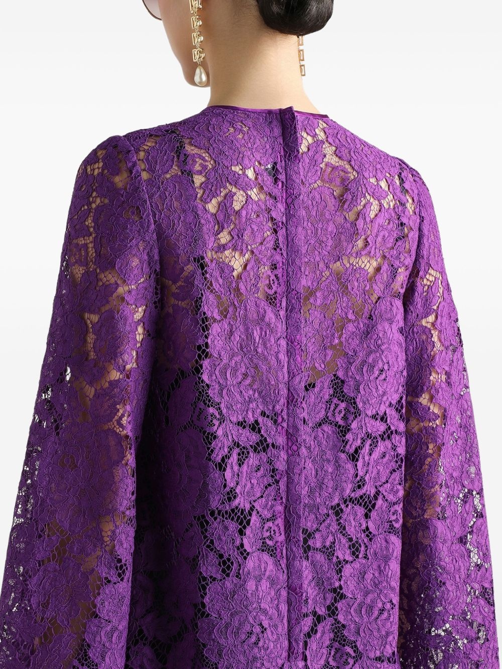 Cordonetto lace dress - 4