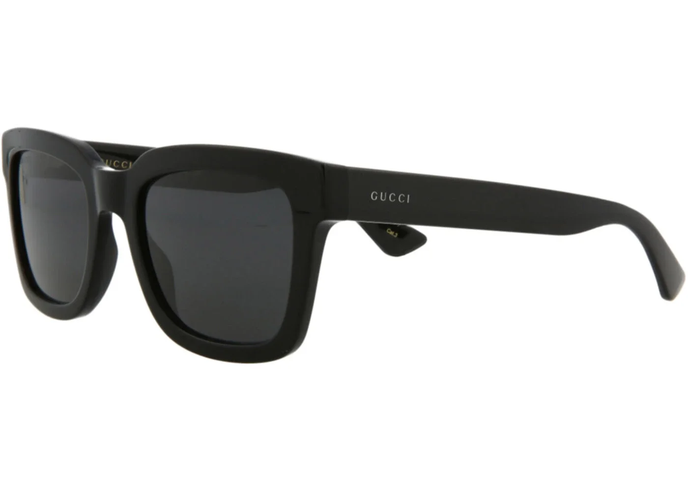 Gucci Square Sunglasses Black/Smoke (GG0001SN-30013210-001) - 1