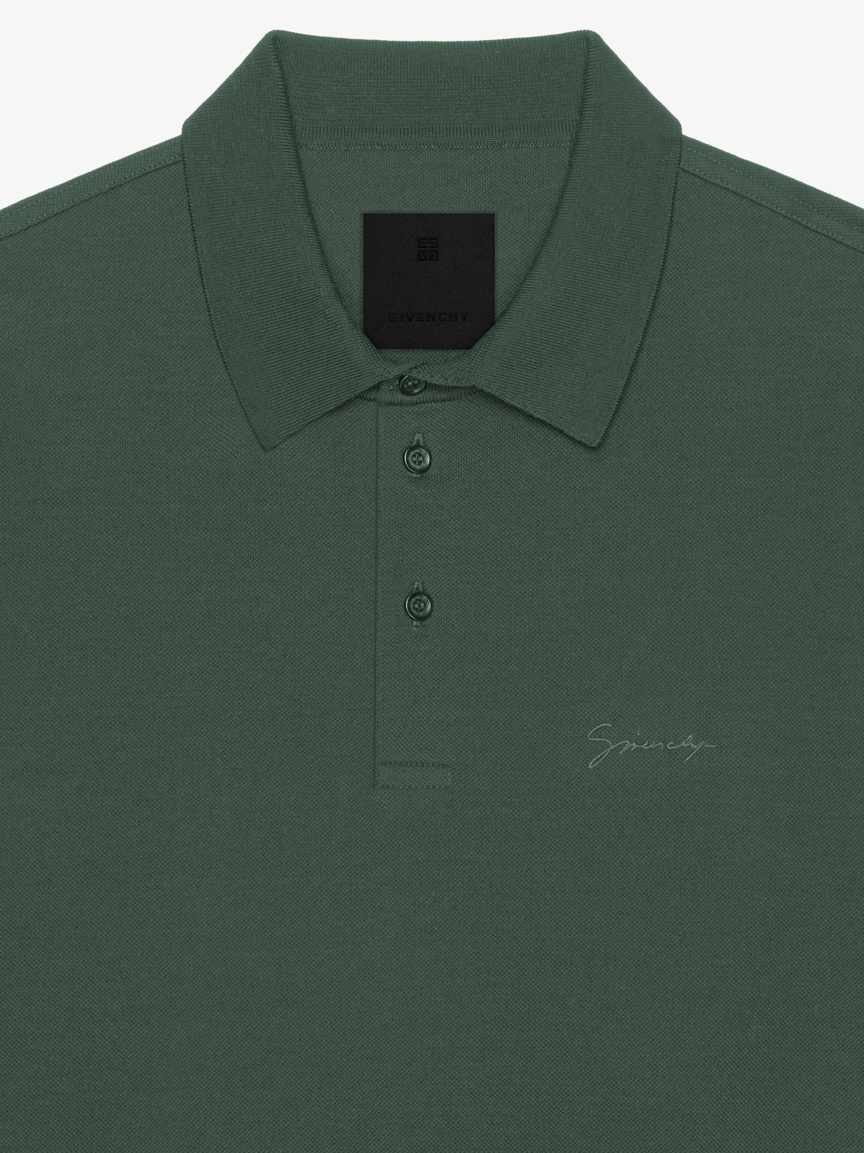 POLO IN COTTON WITH GIVENCHY SIGNATURE - 5