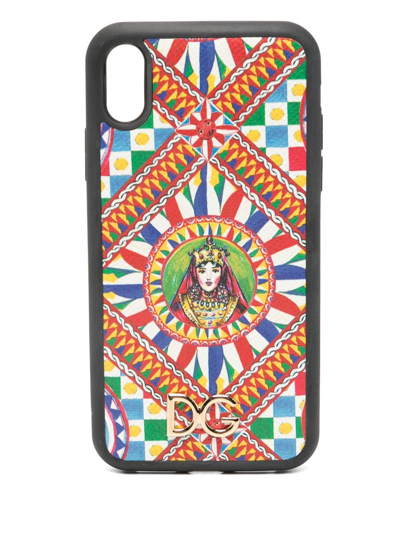 geometric-print iPhone XR case 1