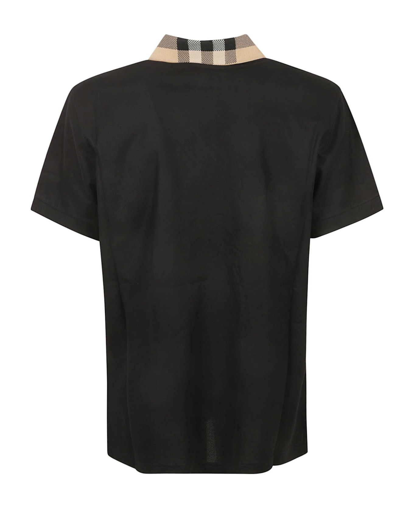Check Collar Polo Shirt - 2