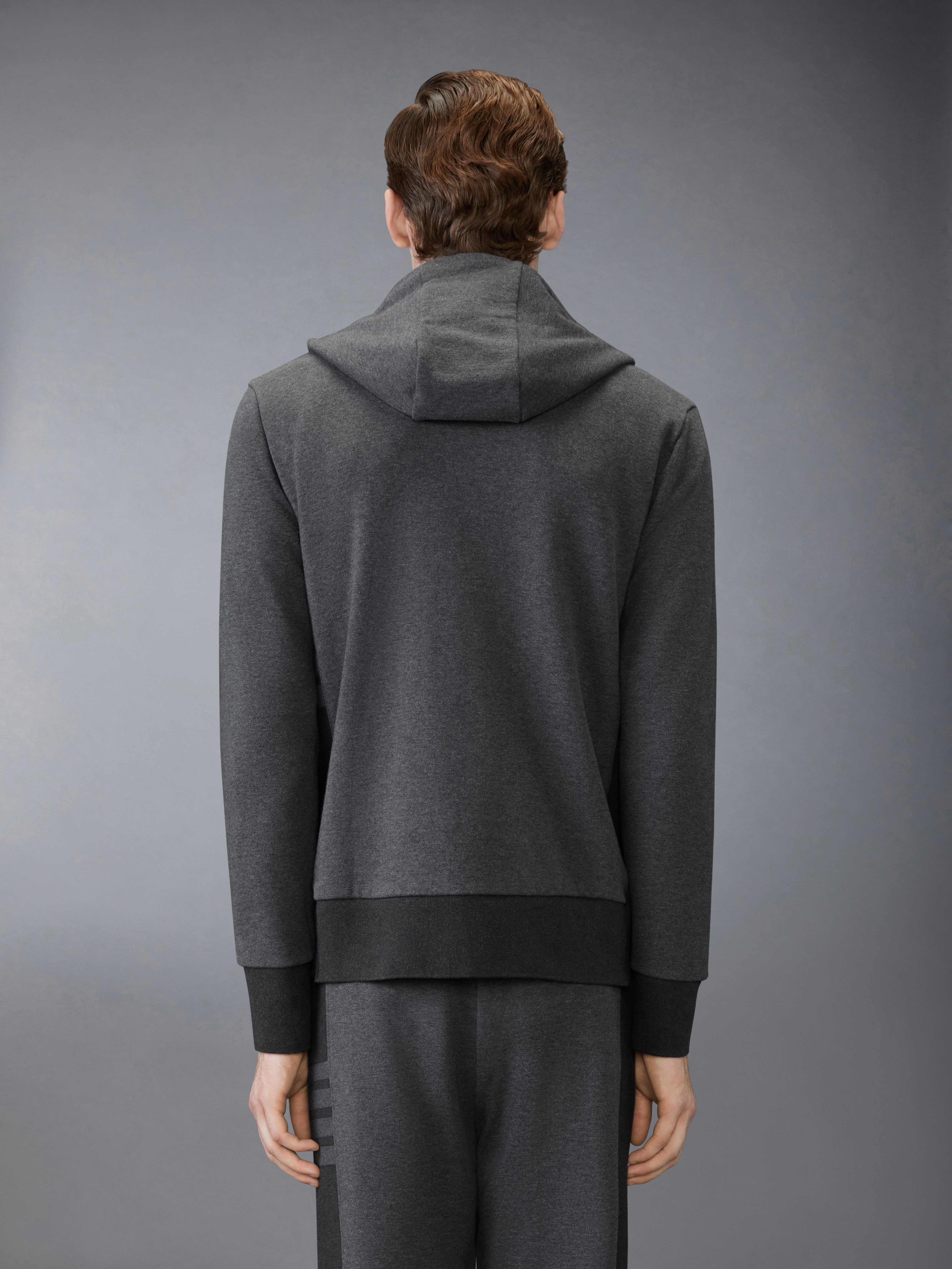 Classic 4-Bar Jersey Zip up Hoodie - 3