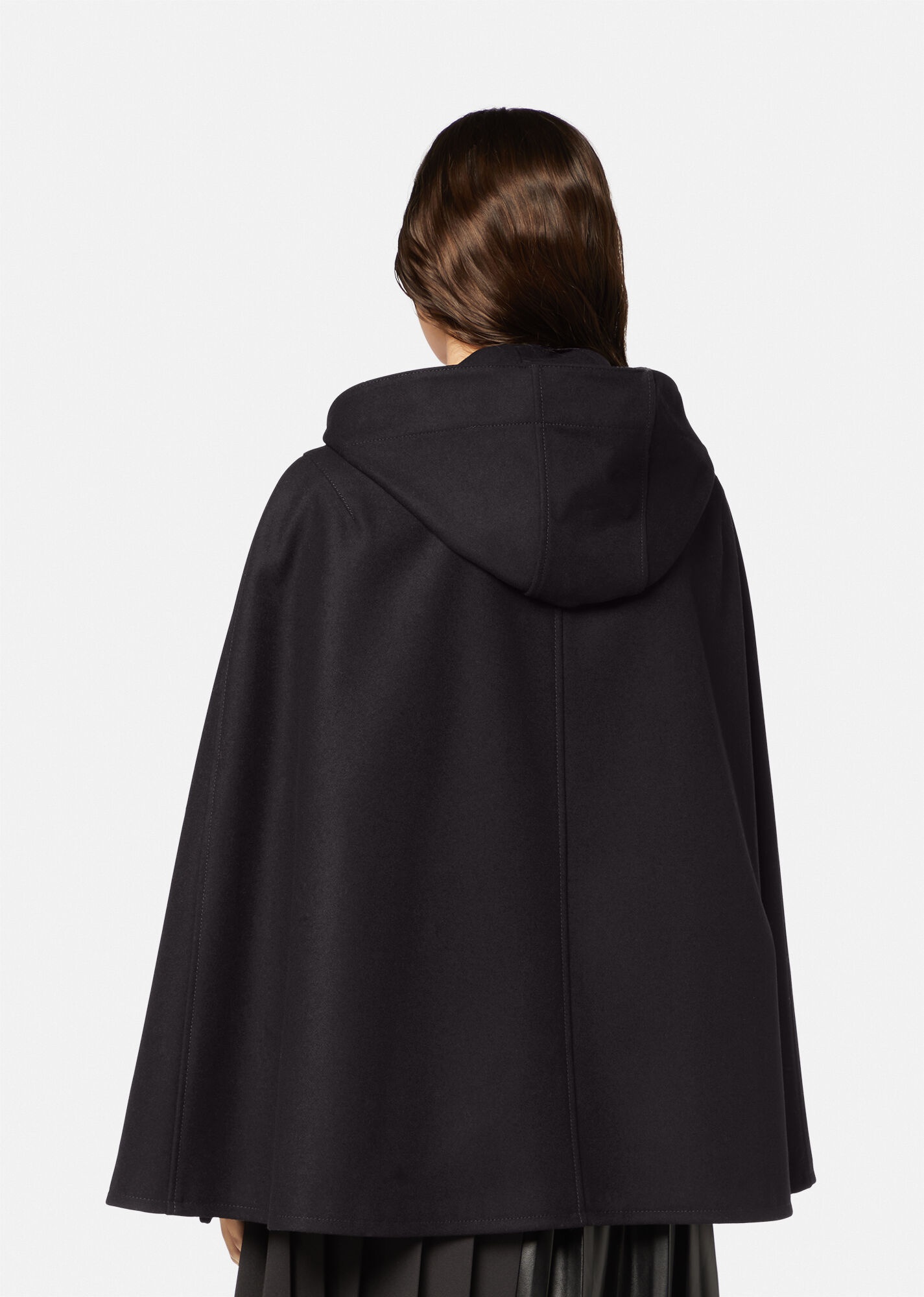 Wool Blend Cape - 4