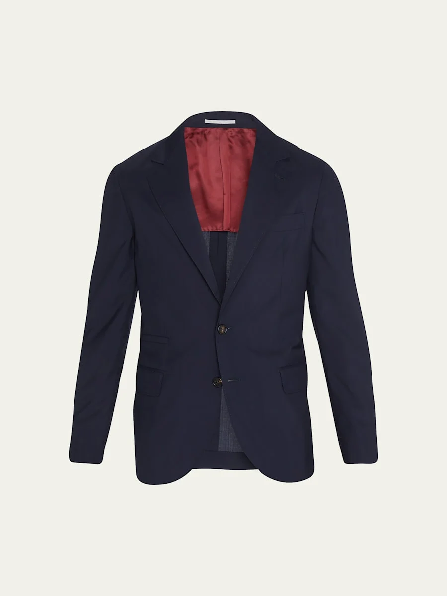 Men's Three-Button Travel Blazer - 1